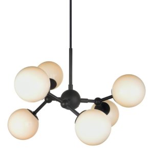 Halo Design Atom Lysekrone Ø45 cm, Opal