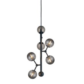 Halo Design Atom Vertical Lysekrone Ø30 cm, Smoke