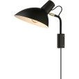 Væglampe H40 cm, Sort