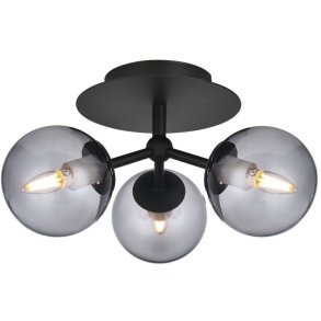 Halo Design Atom Loftlampe Ø26 cm, Smoke/Sort