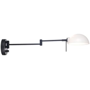 Halo Design Kjøbenhavn Væglampe m. Arm Ø15 cm, Sort