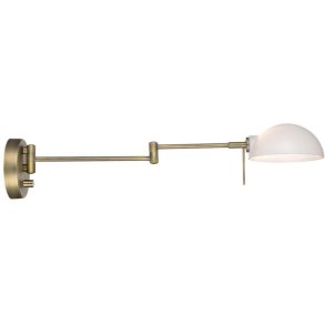 Halo Design Kjøbenhavn Væglampe m. Arm Ø15 cm, Antique Messing