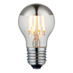 Halo Design Colors Classic Mirror De Luxe Pære Mini LED E27 4W, Sølv
