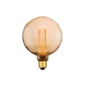 Halo Design Colors Dim Globe Pære E27 5W Ø12,5 cm, Amber