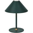 Trådløs Bordlampe LED H25 cm, Mørkegrøn