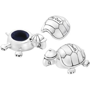 Zilverstad Tand- & Hårtotæske Skildpadde 2 stk. 7,7 cm