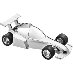 Zilverstad Sparebøsse Racerbil H5 cm, Sølvfinish