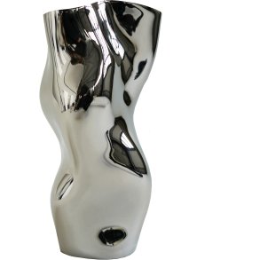 Hein Studio Ostrea 25 Vase H25 cm, Krom