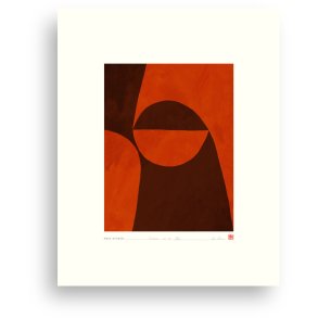 Hein Studio Art Print Collection 2024 Contrast no. 03 40x50 cm, Rust