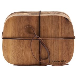 Nicolas Vahé Skærebræt Butter 4 stk 18,5 cm, Akacie