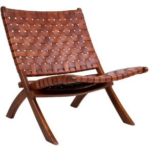 House Nordic Perugia Lænestol H73 cm, Mørkebrun