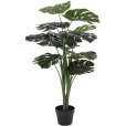 Kunstig Monstera H90 cm, Grøn