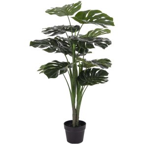 House Nordic Kunstig Monstera H90 cm, Grøn