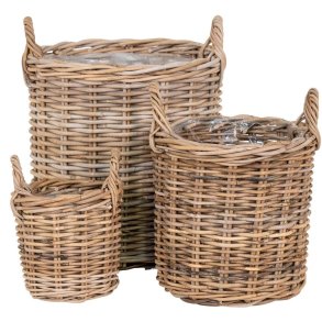 House Nordic Sema Kurve 3 stk, Kubo Rattan