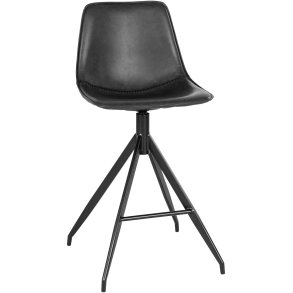 House Nordic Monaco Counterstol H84 cm, Sort