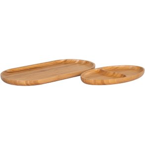 House Nordic Chefalu Serveringsbakke 2 stk, Bambus
