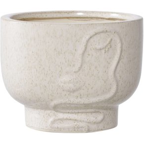 House Nordic Urtepotte H12 cm, Beige
