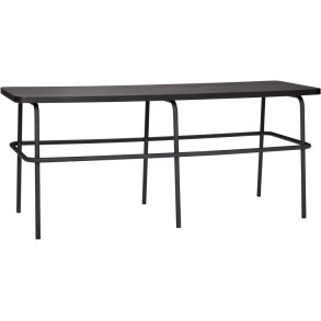 Hübsch Ash Bænk 110 cm, Sort