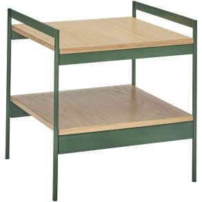 Hübsch Jaunty Sidebord H45 cm, Grøn/Eg