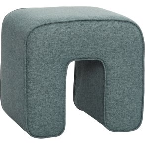 Hübsch Sculpture Puf 45 cm, Grøn