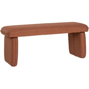 Hübsch Mellow Bænk 100 cm, Rødbrun