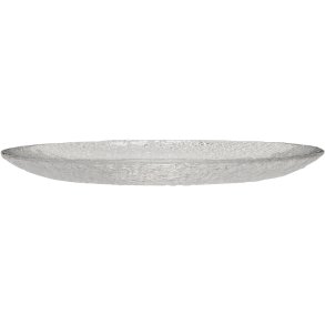 Hübsch Fuyu Tallerken 4 stk. 20 cm, Tesktureret/Klar