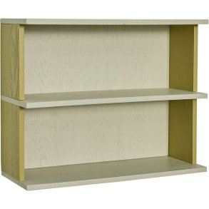 Hübsch Pep Hylde 50x40 cm, Grå/Khaki