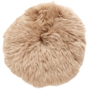 Hübsch Prim Stolehynde Ø38 cm, Beige