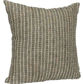 Hübsch Ori Pude 50x50 cm, Beige/Olivengrøn