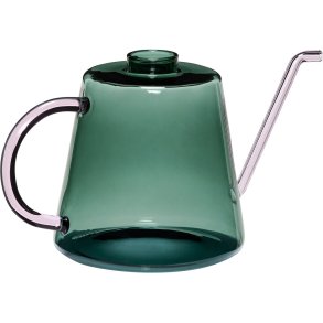Hübsch Flora Vandkande 1 L, Mørkegrøn/Lyserød