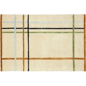 Hübsch Fluffy Tæppe 120x180 cm, Beige/Multicolour