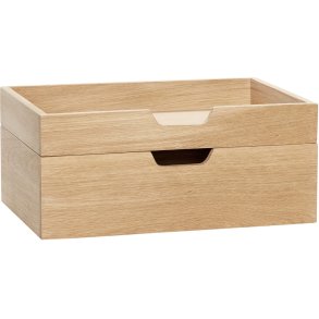 Hübsch Note Opbevaringskasse 2 stk. 35 cm, Eg