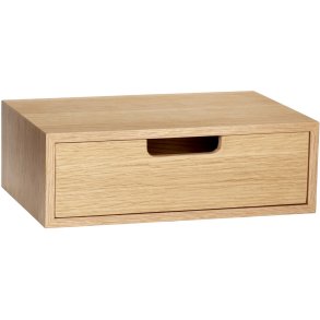 Hübsch Hide Opbevaringsboks 30 cm, Eg