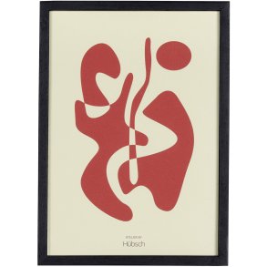 Hübsch Parade Ramme 21x30 cm, Sort