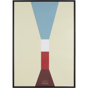 Hübsch Parade Ramme 50x70 cm, Sort
