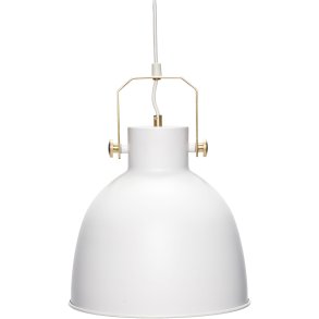 Hübsch Clearly Pendel Ø29 cm, Hvid/Gold