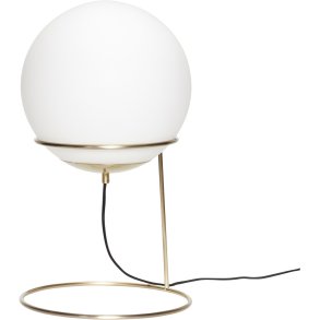 Hübsch Balance Bordlampe H53 cm, Messing/Hvid