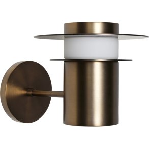 Hübsch Suburb Udendørslampe H22 cm, Bruneret Messing