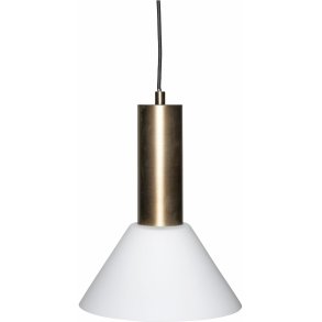 Hübsch Contrast Pendel Ø25 cm, Bruneret Messing