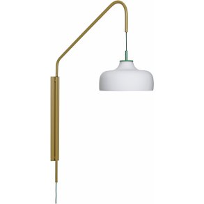 Hübsch Current Væglampe 111 cm, Grøn/Khaki