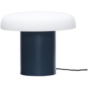 Hübsch Aterliers Bordlampe H20 cm, Mørkeblå/Hvid