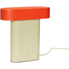 Hübsch Sleek Bordlampe H25 cm, Rød