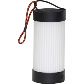 Hübsch Camp Trådløs Bordlampe H21 cm, Sort/Flerfarvet/Hvid