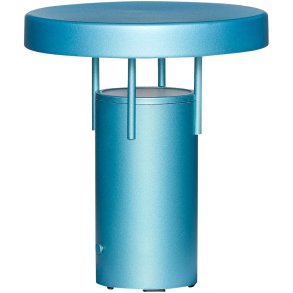 Hübsch BringMe Trådløs Bordlampe LED H20 cm, Metallic Turquoise
