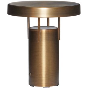 Hübsch BringMe Trådløs Bordlampe LED H20 cm, Bruneret Messing