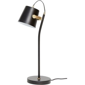 Hübsch Architect Skrivebordslampe H58 cm, Sort/Messing