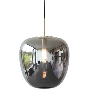 Hübsch Reflect Pendel Ø40 cm, Grå/Messing