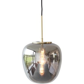 Hübsch Reflect Pendel Ø25 cm, Grå/Messing