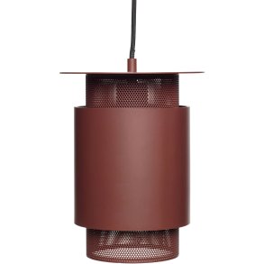 Hübsch Double Pendel Ø20 cm, Rødbrun