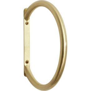 Hübsch Apply Håndklædering 21 cm, Messing